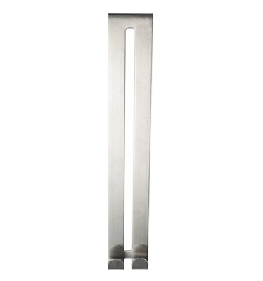 Towel Holder Brush Chrome Finish Shower Door Hanging Accessory - 3