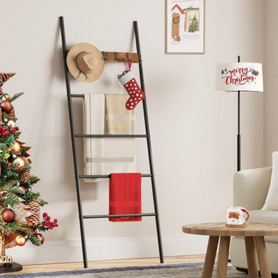 Towel Rack, Blanket Ladder, Leaning Ladder Rack, Bathroom Towel Rack ...