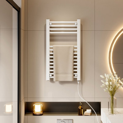 Towel Warmer 14 Bar Plug in Bath Towel Heater Towel Warmer for Bathroom Hot Towel Bar 40cm W x 70cm H Price Comparisons | Compare The Build