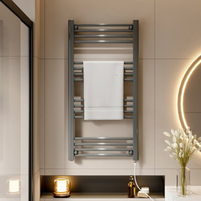 Towel Warmer 16 Bar Plug in Bath Towel Heater Towel Warmer for Bathroom Hot Towel Bar 50cm W x 100cm H Price Comparisons | Compare The Build