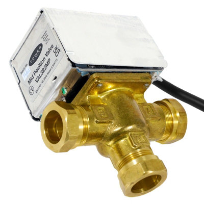Tower 22mm Motorised 3 Port Mid Position 5 Wire Valve for Central Heating / Boiler Systems - 8