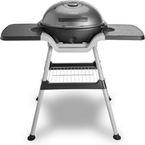 Tower 2400W Electric BBQ Grill and Griddle with Wings and Thermometer Copper