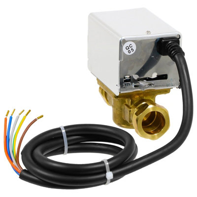 Tower 28mm 2 Port Motorised Zone Valve Central Heating / Boiler System Control (VAL228MV)