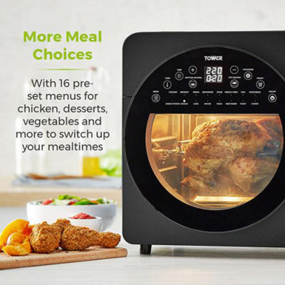 Tower Air Fryer Oven Rotisserie 14.5 Litre 5 in 1 Digital Black - 5