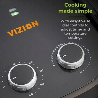 Tower Air Fryer Vizion Manual 7 Litre Black - 3
