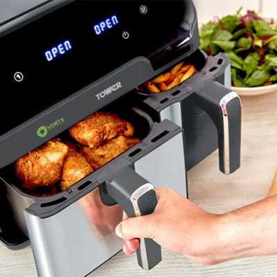 Tower Air Fryer Vortx Eco Duo Basket