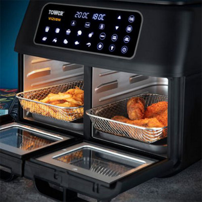 Tower Air Fryer Vortx Vizion Express Dual 11L - 3