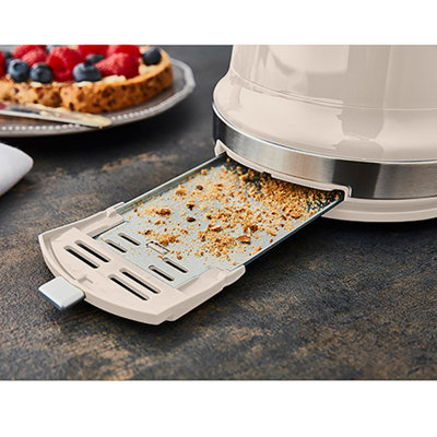 Tower Belle 800W 2 Slice Beige Toaster - 3