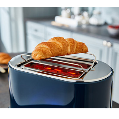 Tower Belle 800W Midnight Blue 2 Slice Toaster
