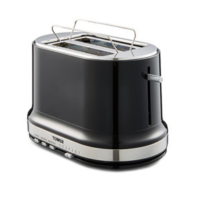 Tower Belle 800W Noir 2 Slice Toaster