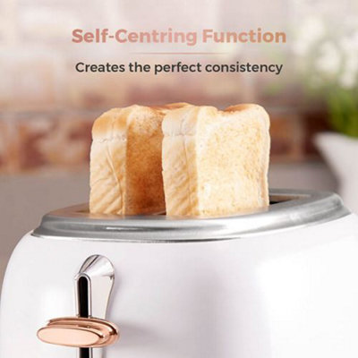 Tower Bottega Stainless Steel 2 Slice Toaster White - 3