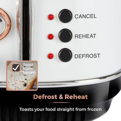 Tower Bottega Stainless Steel 2 Slice Toaster White - 4