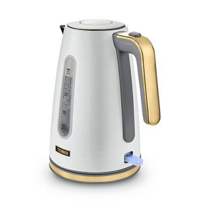 Tower white and rose best sale gold kettle and toaster