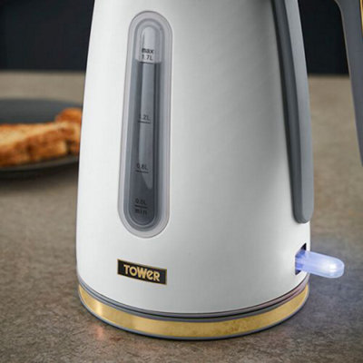 Tower Cavaletto 1.7 Litre Jug Kettle Optic White