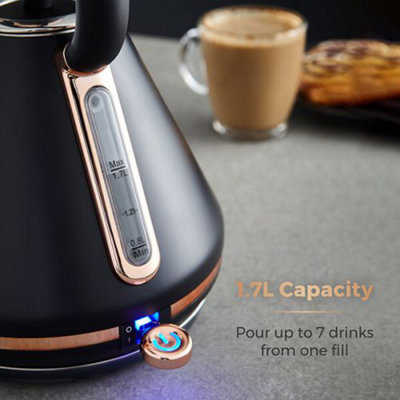 Tower Cavaletto 1.7 Litre Kettle Pyramid Black - 4
