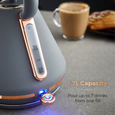 Tower Cavaletto 1.7 Litre Kettle Pyramid Grey - 3