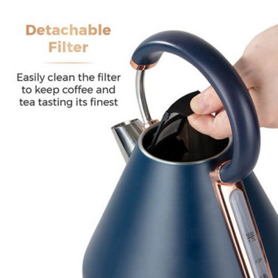 Tower Cavaletto 1.7 Litre Kettle Pyramid Midnight Blue - 4