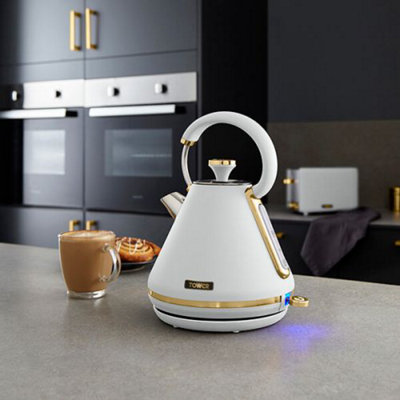 Tower Cavaletto 1.7 Litre Kettle Pyramid Optic White - 5