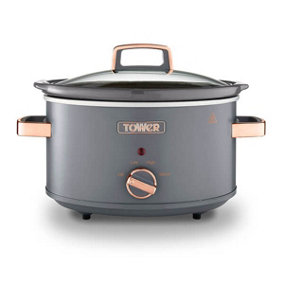 Tower Cavaletto 3.5 Litre Slow Cooker Grey