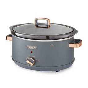 Tower Cavaletto 6.5 litre Slow Cooker Grey