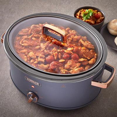 Tower Cavaletto 6.5 litre Slow Cooker Grey