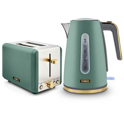 2 slice toaster shop and kettle set