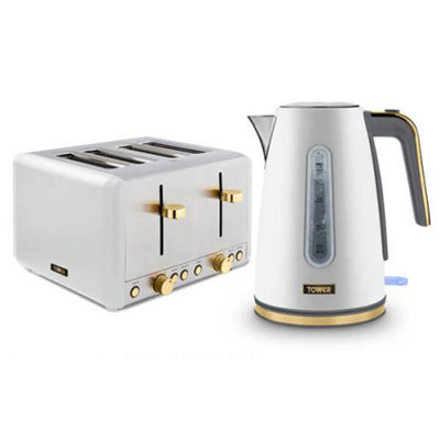 4 slice toaster kettle set sale