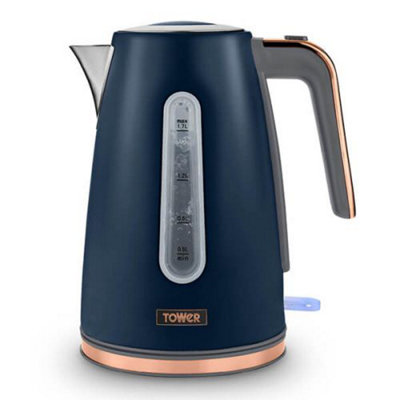 Tower kettle blue top