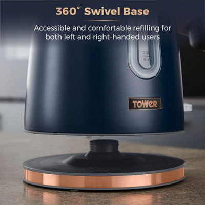 Tower T19031MNB Cavaletto Midnight Blue 3 in 1 Electric Can Opener 70W