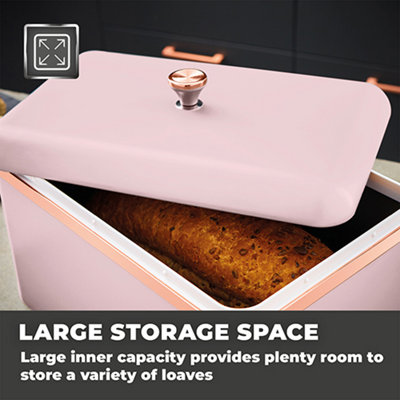 Tower Cavaletto T826130PNK Bread Bin Pink