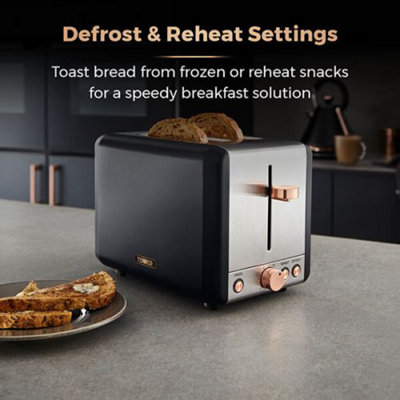 Tower Cavaletto Toaster 2 Slice Black - 3
