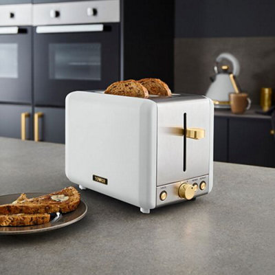 Tower Cavaletto Toaster 2 Slice Optic White - 4