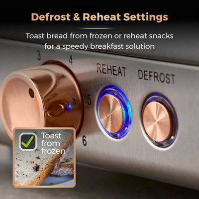 Tower Cavaletto Toaster 4 Slice Black - 4