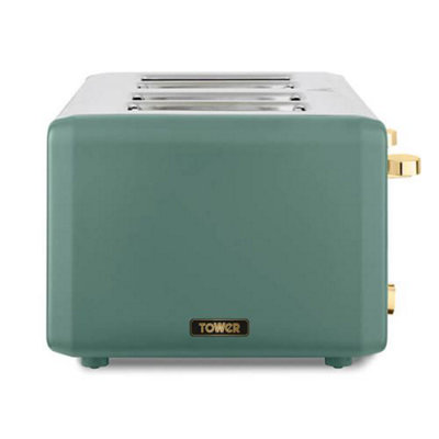 Tower Cavaletto Toaster 4 Slice Jade