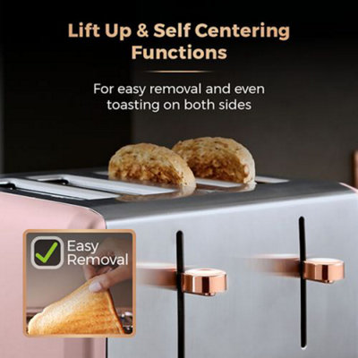 Pink tower toaster hotsell