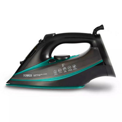 Tower Ceraglide 3100W Iron Black and Teal