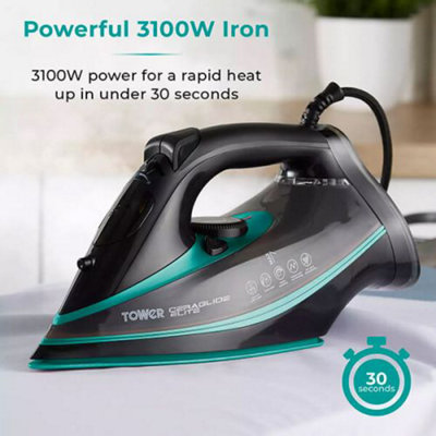 Tower Ceraglide 3100W Iron Black and Teal