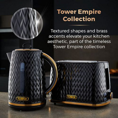 Tower Empire 1.7 Litre Kettle Black