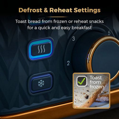Tower Empire Toaster 4 Slice Midnight Blue - 3