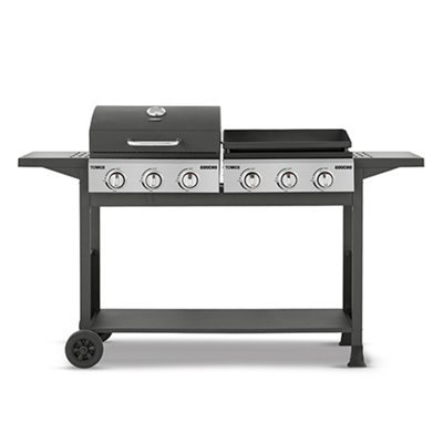 Tower Goucho Gas BBQ Grill with Plancha