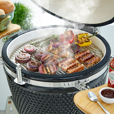 Char griller ceramic kamado best sale