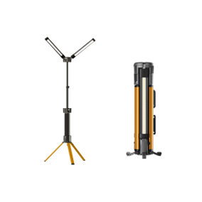 Tower Pro 10K, 10000 Lumens, Collapsible, Rechargeable 4000mAh Lithium-Ion Battery and AC Mains Powered Floodlight