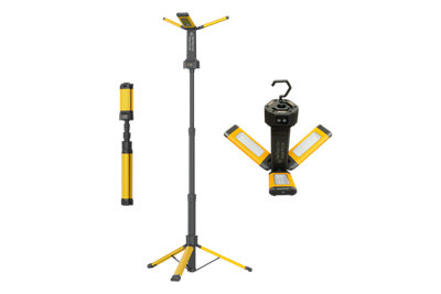 Tower Pro 2K, 2000 Lumens, Collapsible, Rechargeable 4000mAh L-Ion Bettery and AC Mains Powered Floodlight