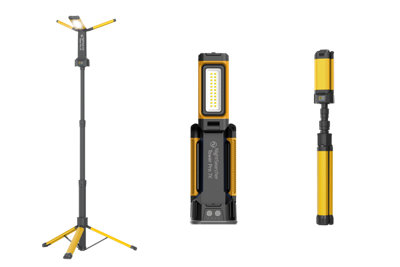 Tower Pro 7K, 7000 Lumens, Collapsible, Rechargeable 4000mAh L-Ion Bettery and AC Mains Powered Floodlight