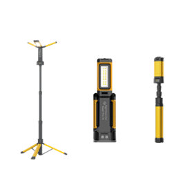 Tower Pro 7K, 7000 Lumens, Collapsible, Rechargeable 4000mAh L-Ion Bettery and AC Mains Powered Floodlight