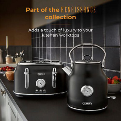 Tower Renaissance 1.7 Litre Kettle Black - 5
