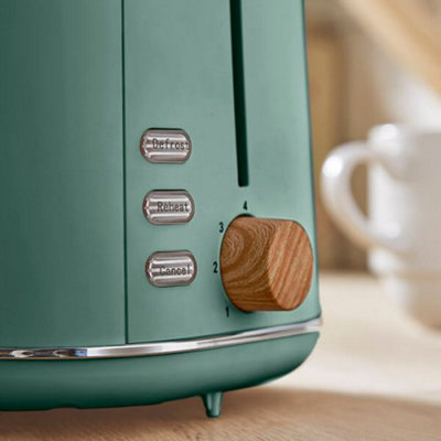 Tower Scandi 2 Slice Toaster Green - 3