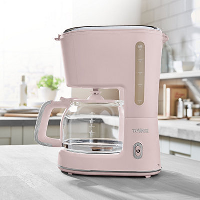 pink retro coffee maker