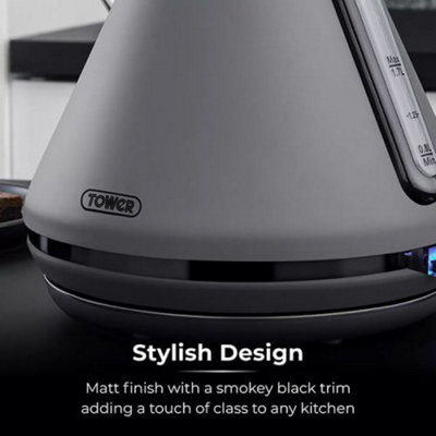 Tower Sera 3KW 1.7 Litre Kettle Grey - 3