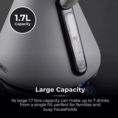 Tower Sera 3KW 1.7 Litre Kettle Grey - 6